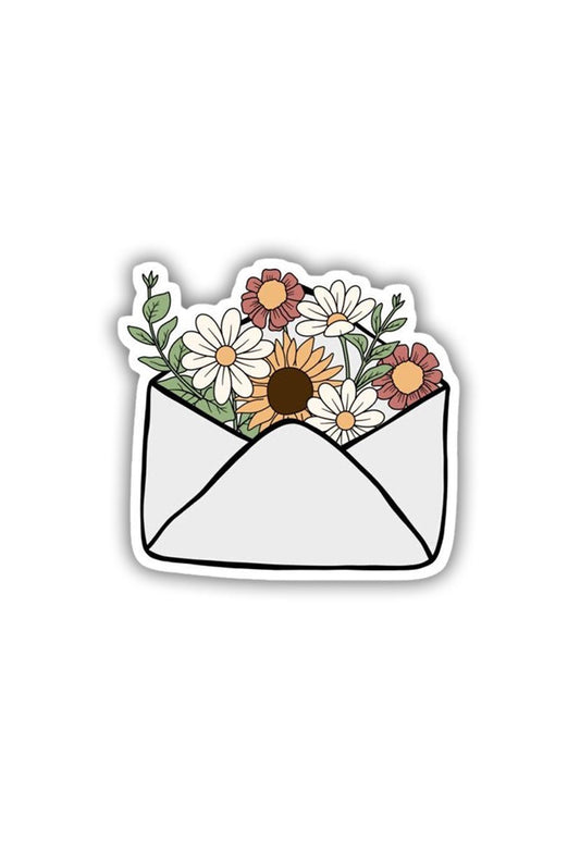 Letters of FLowers of Sticker