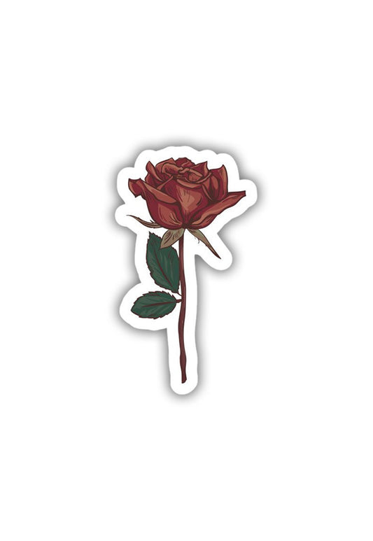 Vintage Rose Sticker