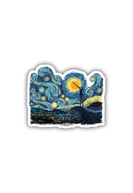 Starry night Sticker