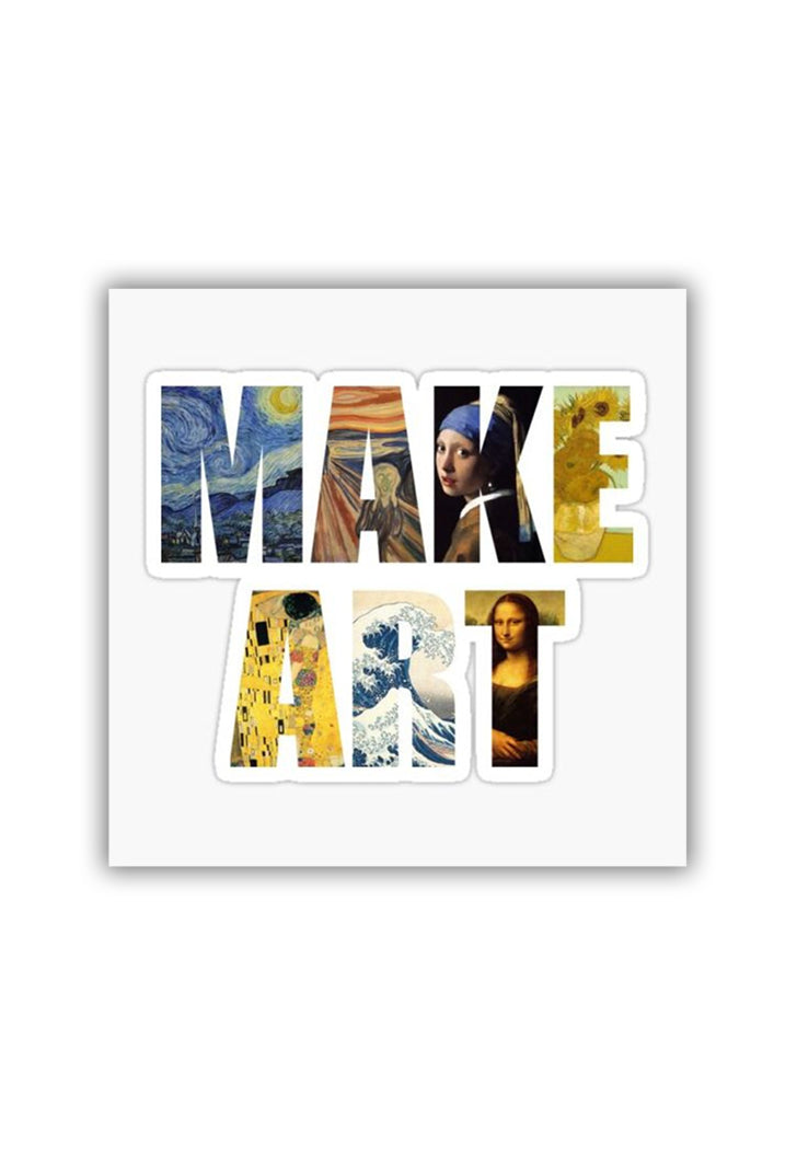 Make Art Sticker