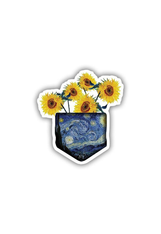 Pocket Full of Sunshine by Van Gogh Sticker