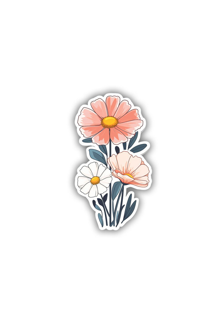 Vibrant Flower Sticker