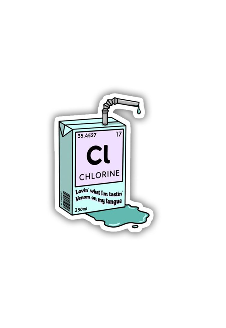 Chlorine Sticker