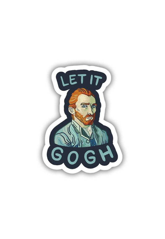 Let it Gogh Sticker