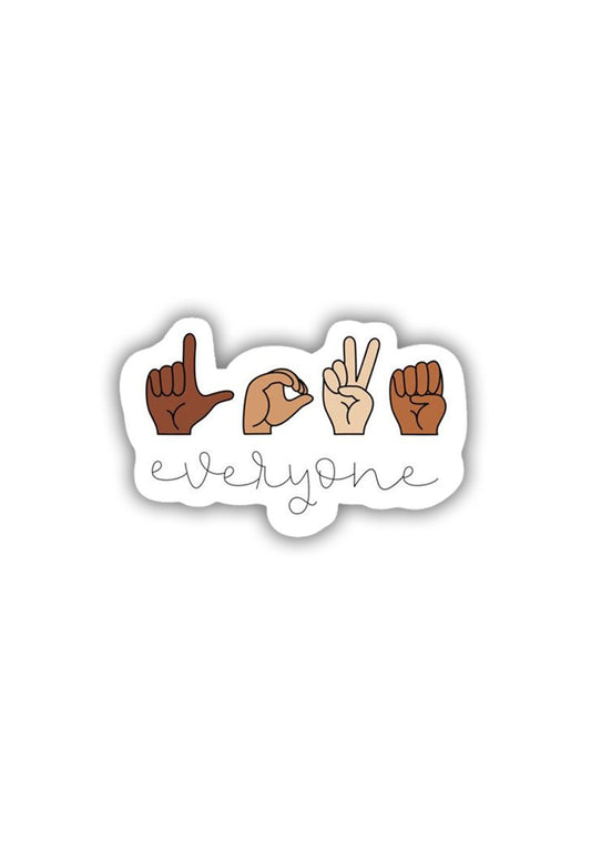 Love Everyone Sticker