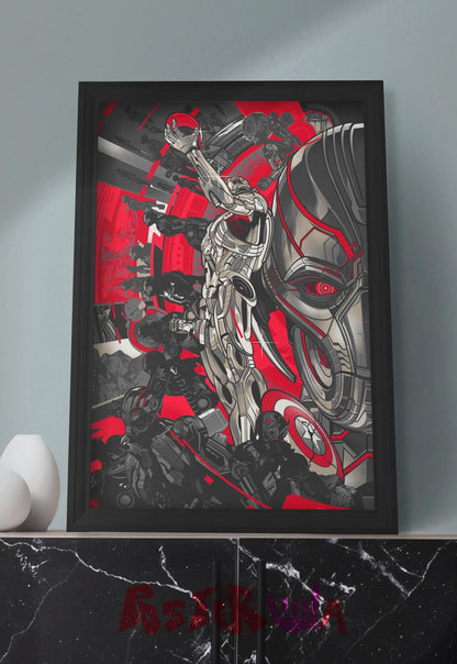 Avengers: Rise of the Machines | Marvel | Superhero Poster