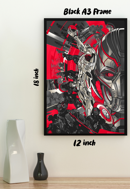 Avengers: Rise of the Machines | Marvel | Superhero Poster