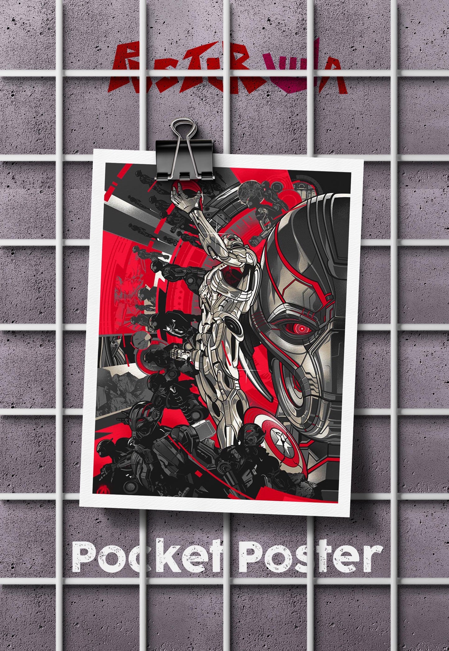 Avengers: Rise of the Machines | Marvel | Superhero Poster