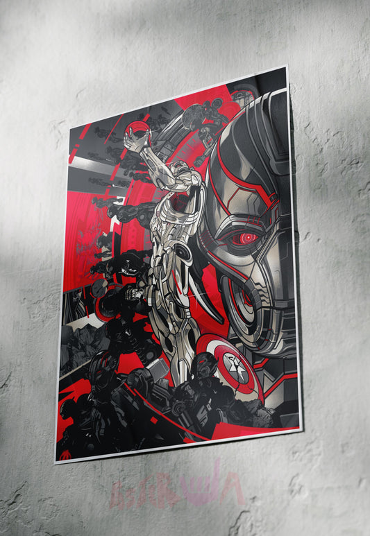 Avengers: Rise of the Machines | Marvel | Superhero Poster