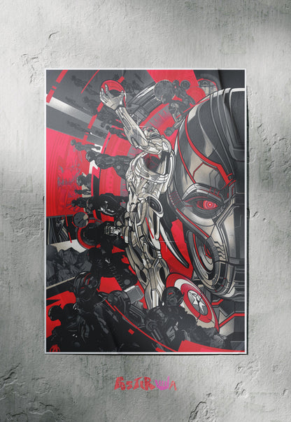 Avengers: Rise of the Machines | Marvel | Superhero Poster