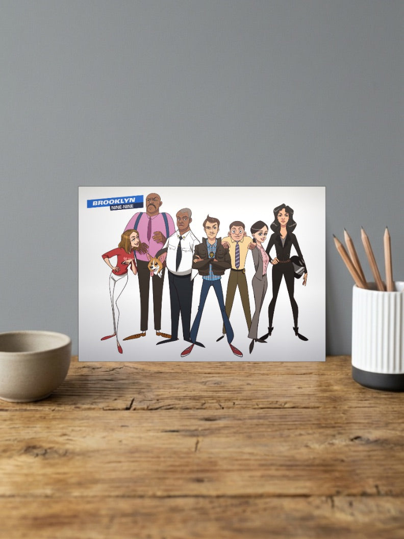 Brooklyn Nine-Nine Toonify Poster