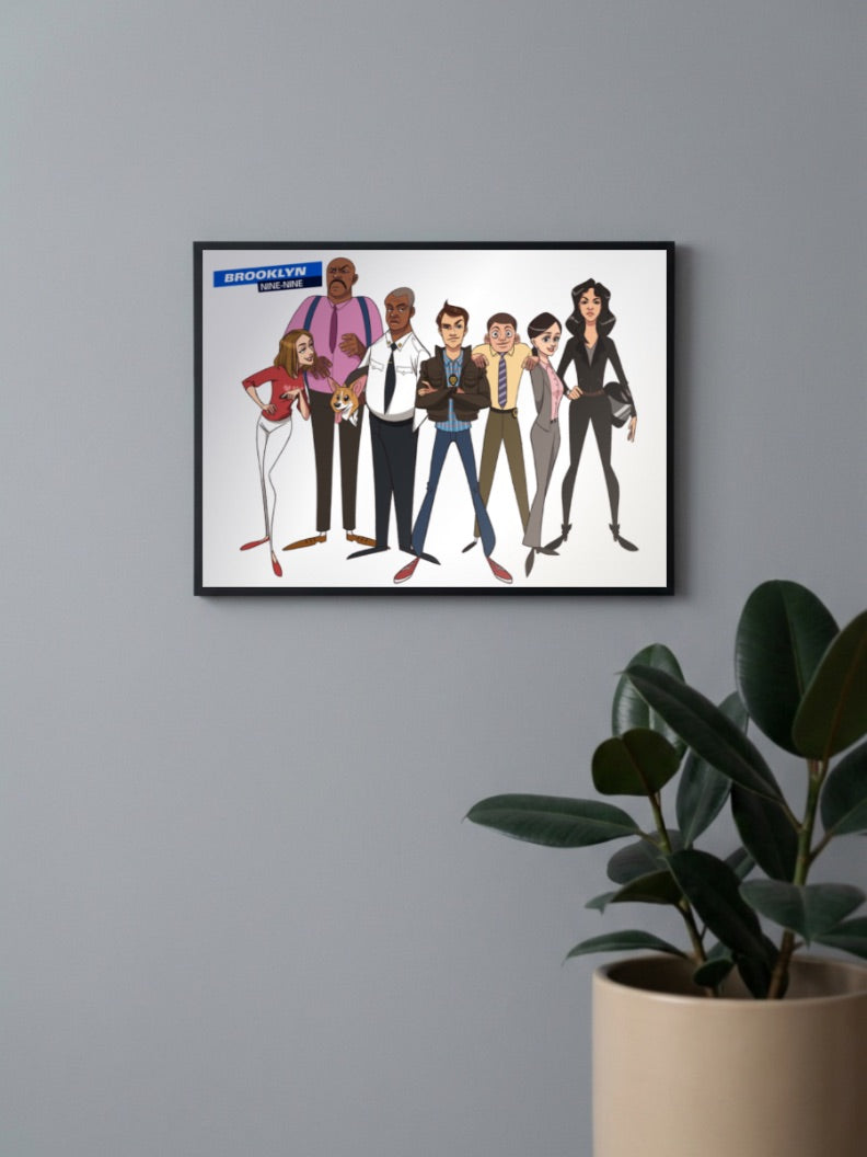 Brooklyn Nine-Nine Toonify Poster