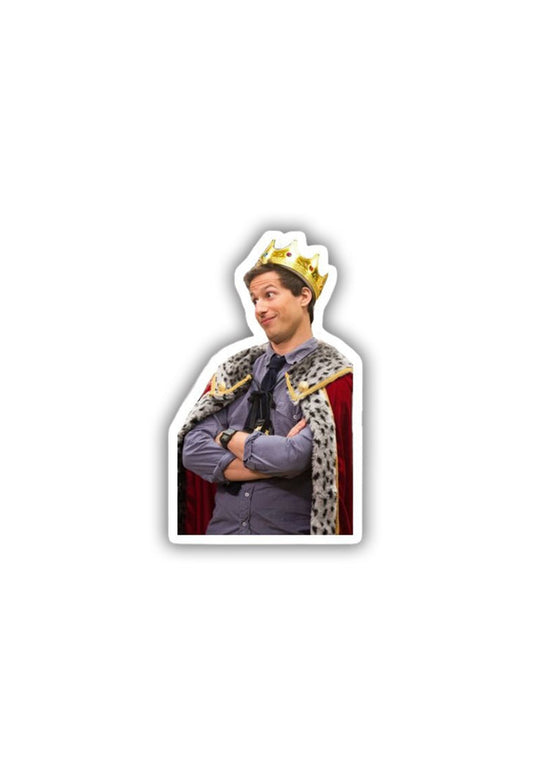 Jake Peralta With Crown Sticker