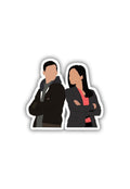 Amy and Jake Sticker
