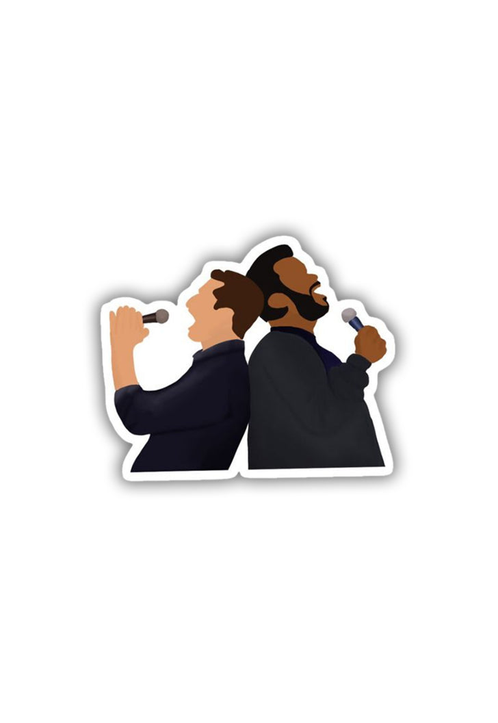 Doug Judy and Jake Peralta Singing  Sticker