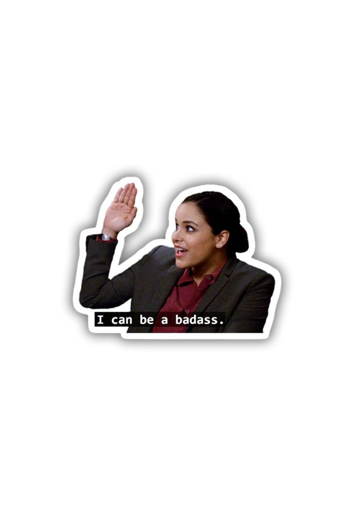 Amy: I Can Be A Badass! Sticker