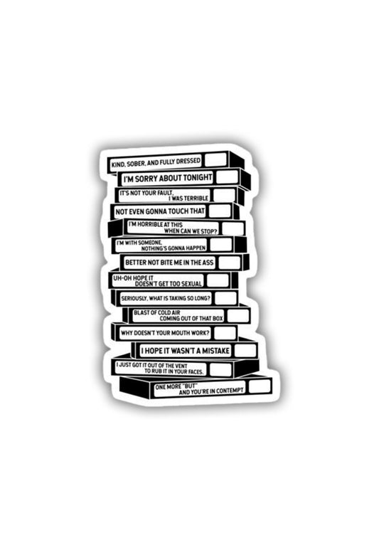 B99 Iconic Lines Sticker