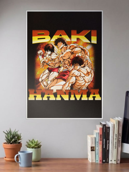 Unleashed Fury | Baki Hanma | Anime Poster