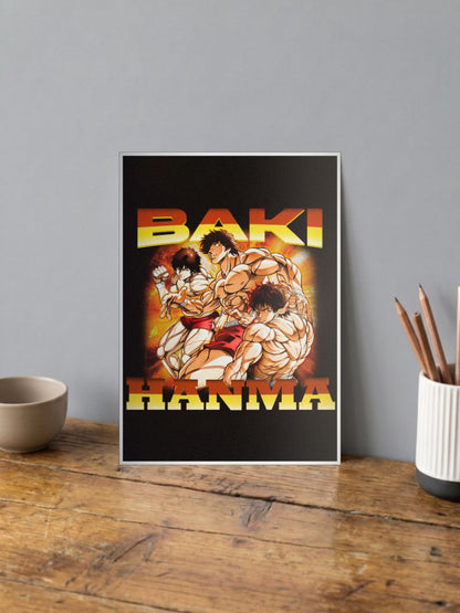 Unleashed Fury | Baki Hanma | Anime Poster