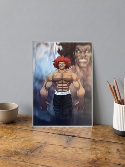 The Beast Unleashed | Yujiro Hanma | Anime Poster