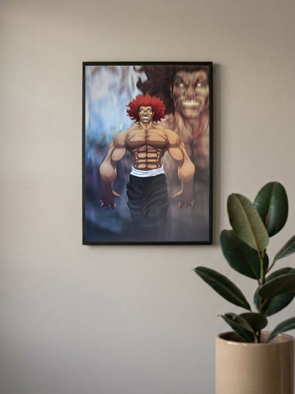 The Beast Unleashed | Yujiro Hanma | Anime Poster