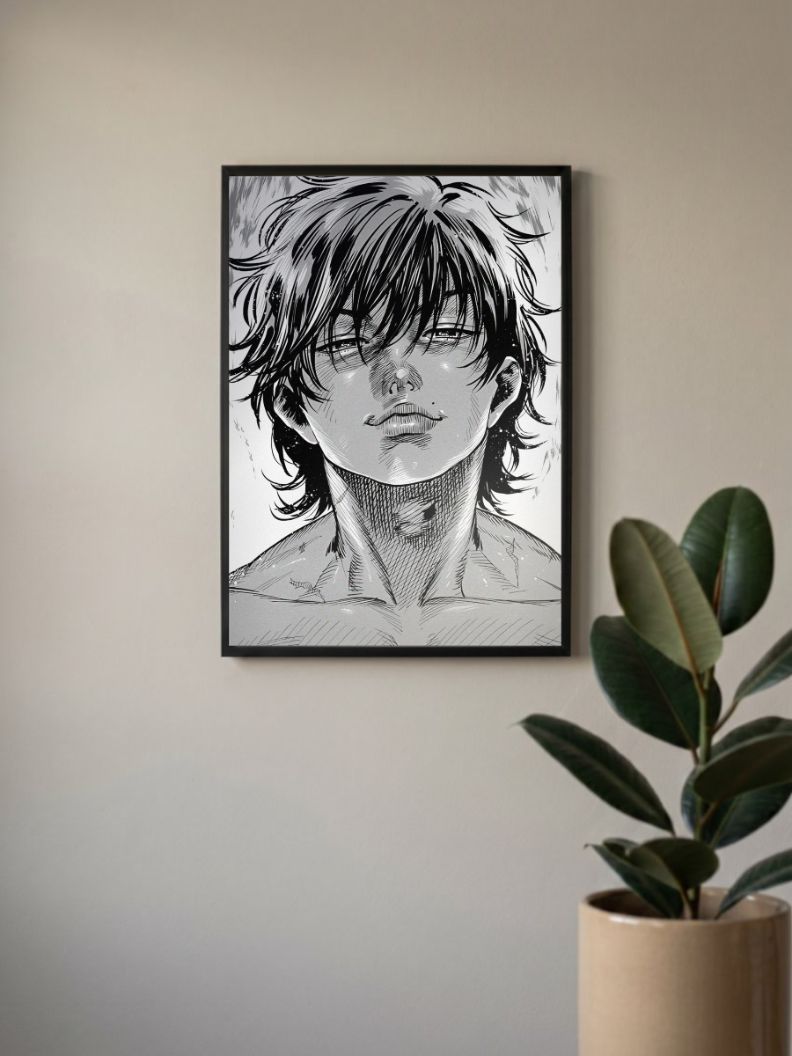 Fierce Fighter | Baki | Anime Poster