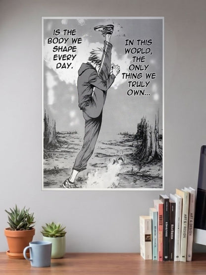 Inspiration Unleashed | Motivational Manga | Quotes Poster
