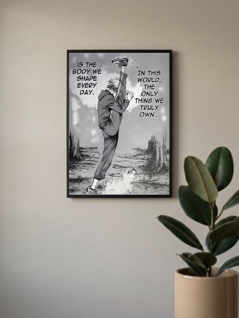 Inspiration Unleashed | Motivational Manga | Quotes Poster