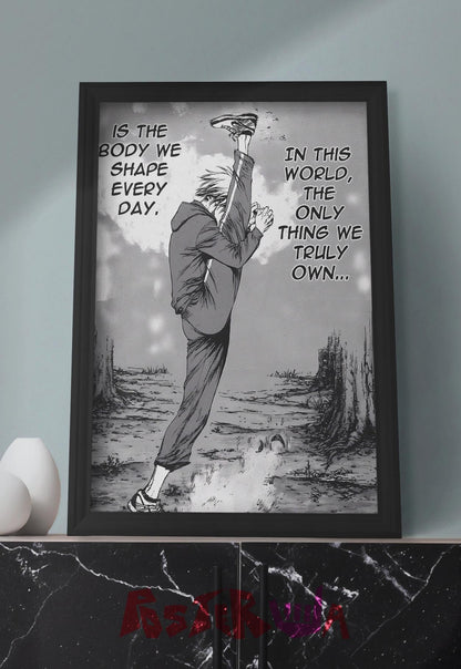 Inspiration Unleashed | Motivational Manga | Quotes Poster