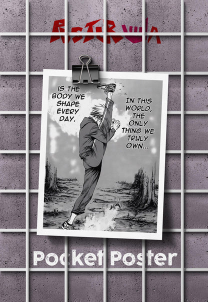 Inspiration Unleashed | Motivational Manga | Quotes Poster