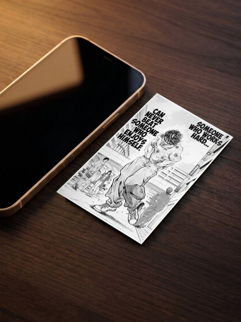 Unyielding Spirit | Baki | Quotes Poster