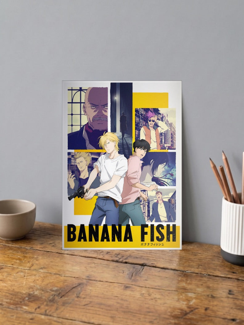 Ash Lynx Eiji Banana Fish Official Anime Poster