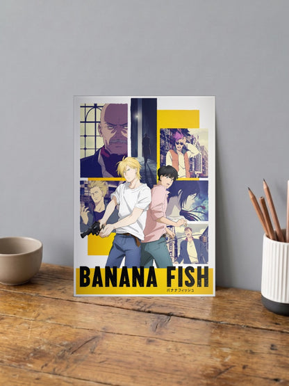 Ash Lynx Eiji Banana Fish Official Anime Poster