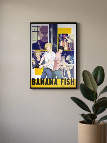 Ash Lynx Eiji Banana Fish Official Anime Poster