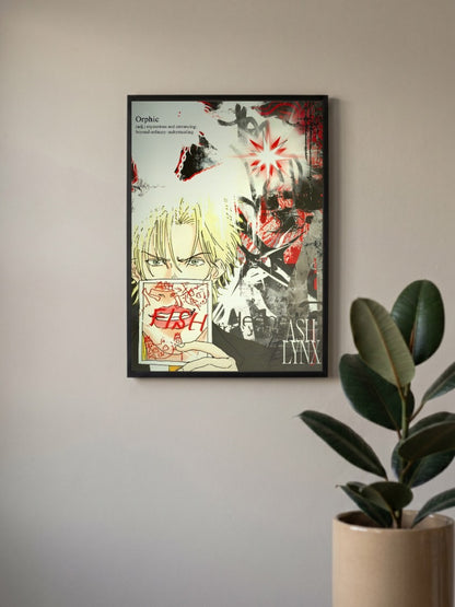 Ash Lynx Orphic Banana Fish Anime Poster