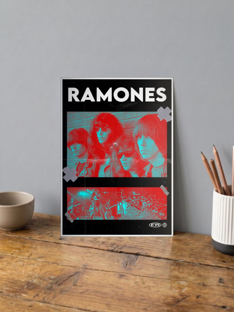 Punk Revolution | Ramones | Bands Poster