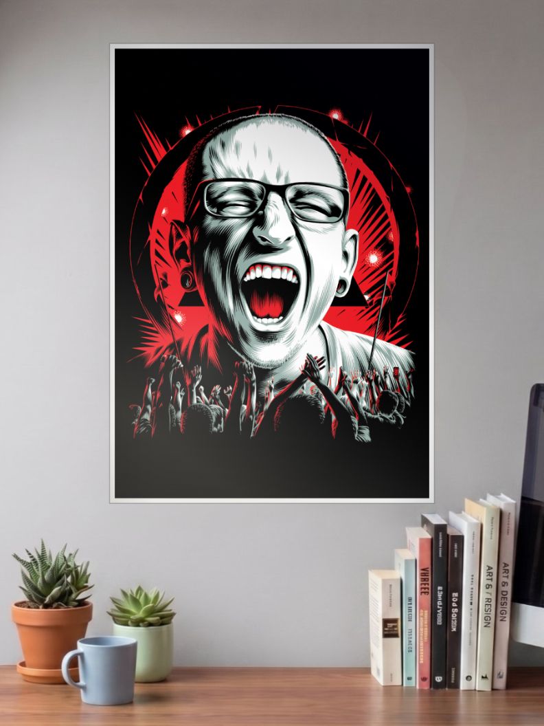 The Sound of Chester | Chester Bennington | Anime Poster