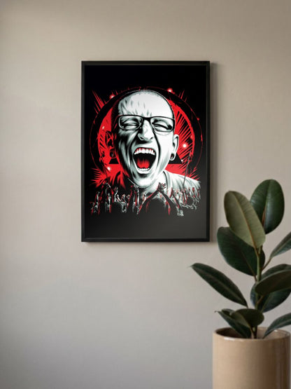 The Sound of Chester | Chester Bennington | Anime Poster