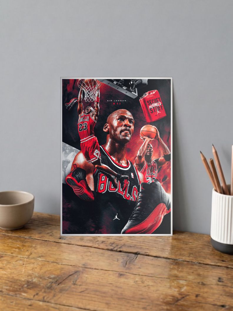 Michael B Jordan | Basketball Poster