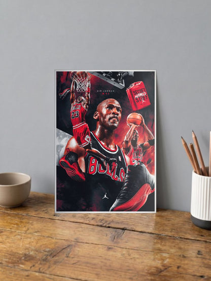 Michael B Jordan | Basketball Poster