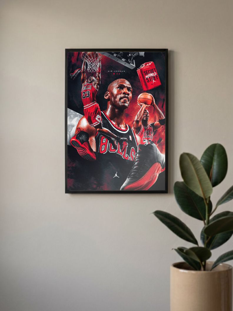 Michael B Jordan | Basketball Poster