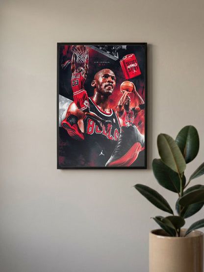 Michael B Jordan | Basketball Poster