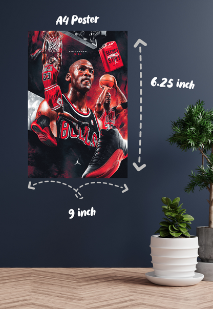 Michael B Jordan | Basketball Poster