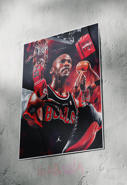 Michael B Jordan | Basketball Poster