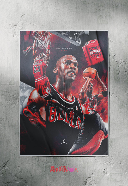 Michael B Jordan | Basketball Poster