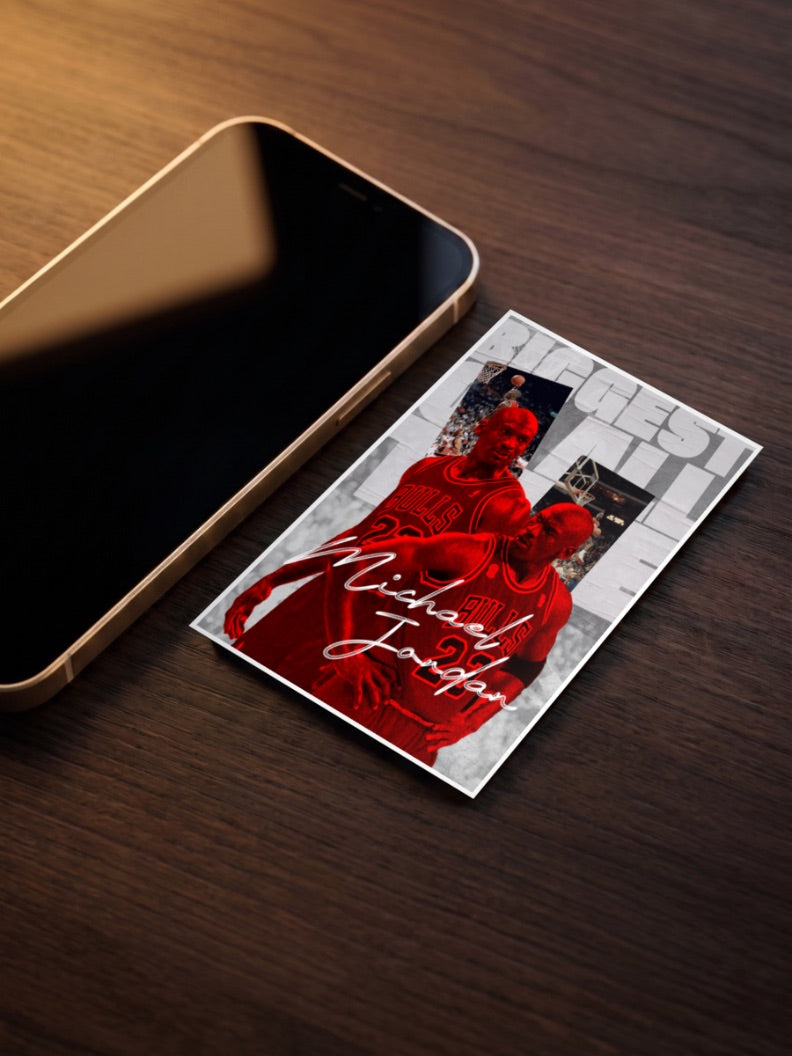 Michael Jordan Bulls 23 Basketball Poster