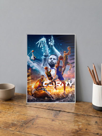 Splash Zone | Stephen Curry | Basketball Poster
