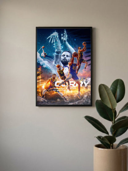 Splash Zone | Stephen Curry | Basketball Poster