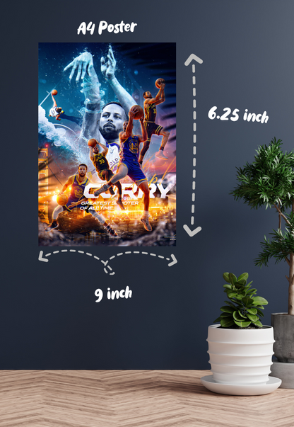 Splash Zone | Stephen Curry | Basketball Poster