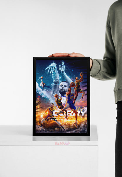 Splash Zone | Stephen Curry | Basketball Poster